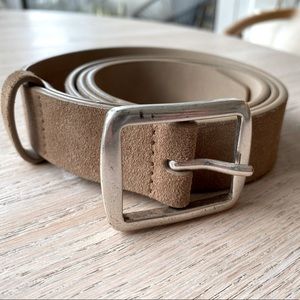Brown Suede Aritzia Auxuliary belt (L)